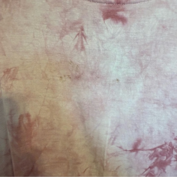 Rolla Coster Pink Tie-Dye Short Sleeve Mini Dress Size Medium - Picture 3 of 7